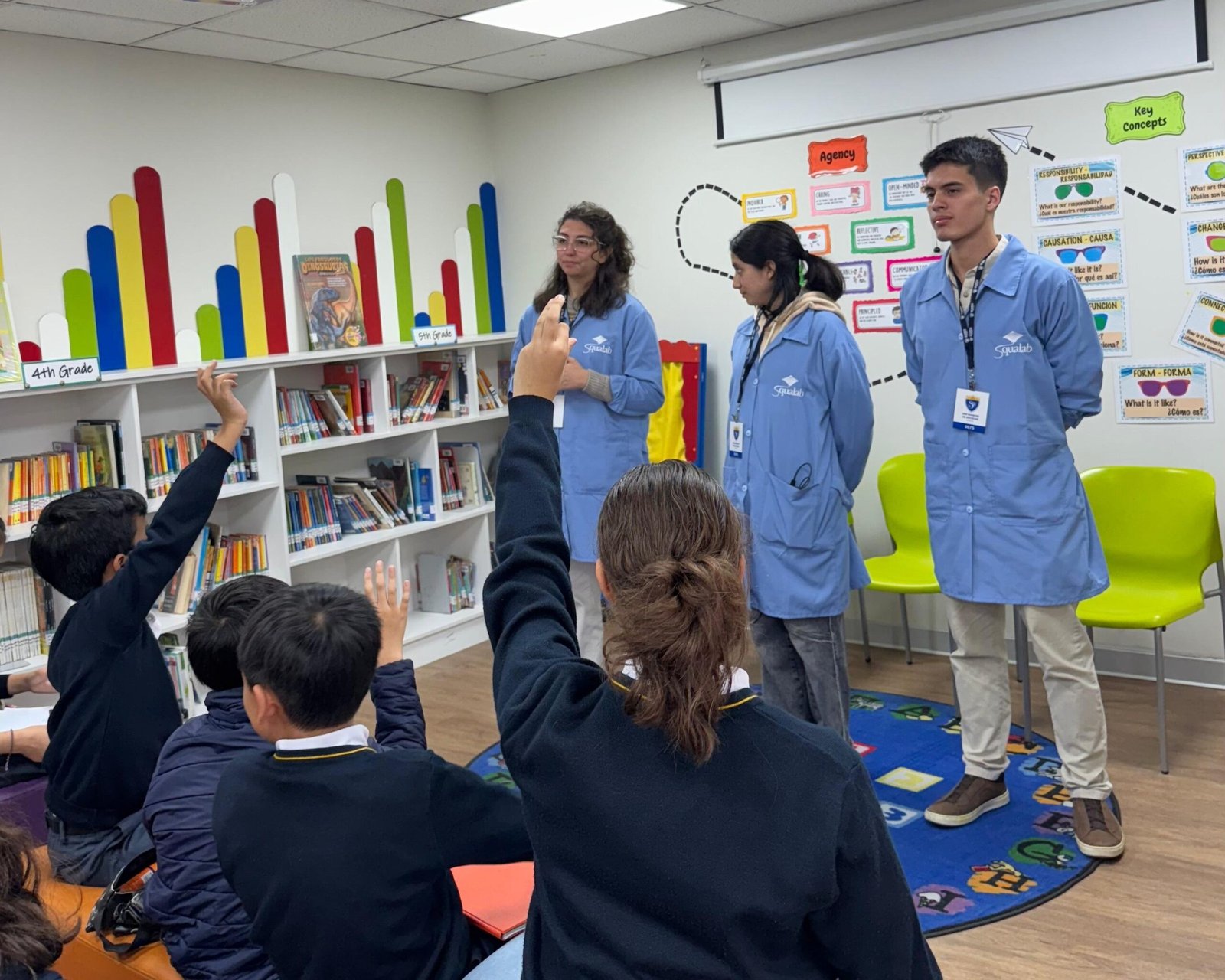 Actividades educativas en colegios - Squalab