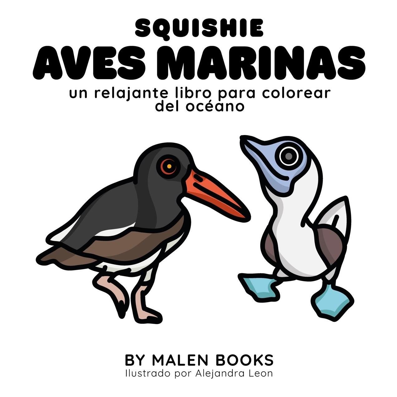 Squishie Aves Marinas - By Malen Books